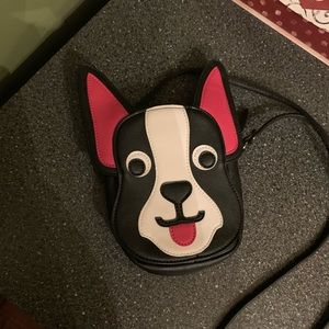 French bulldog crossbody purse